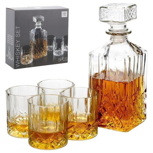 Whiskey decanter set - whiskey,