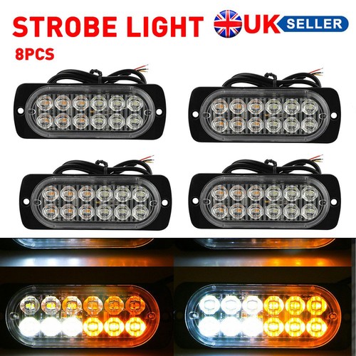 12led amber recovery strobe - 12led,