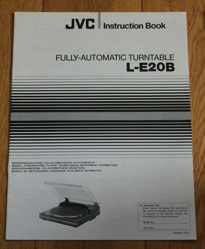 Jvc e20b automatic turntable - jvc,