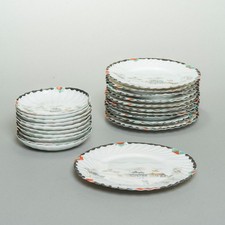 21-Piece Signed Antique