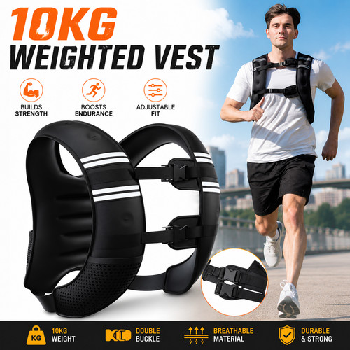 10kg weighted vest gym - weighted,