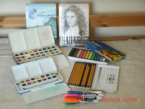 Art supplies vintage paint - art,