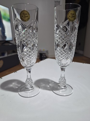 Vintage pair cristal arques - vintage, d'arques