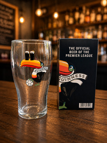 Guinness toucan pint - glass, |