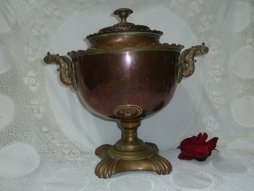 Antique copper brass coal - antique,