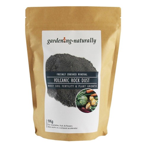 Volcanic rock dust 1kg natural - volcanic,