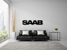 Saab Badge 31 inch Steel Wall