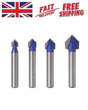 4pcs 1/4 Inch Shank 90 Degree