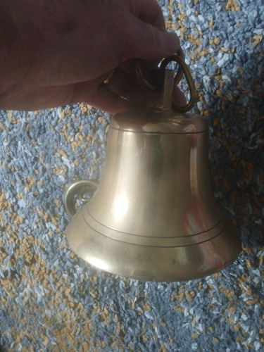 Large vintage cast brass ships - vintage,