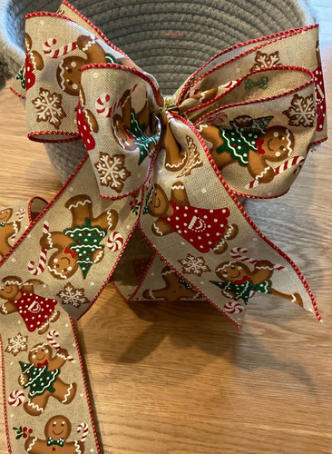 Christmas wired ribbon - wired,