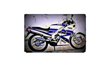 1989 tzr125 Bike Motorcycle A4 Retro Metal Sign Aluminium