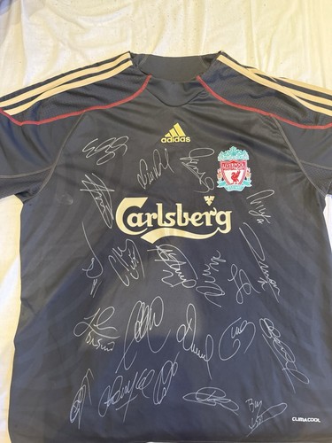 Signed liverpool shirt 10 - liverpool, 09-10