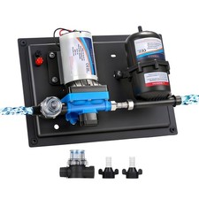 55PSI 12V Water Pump With Accumulator For Campervans Caravans​​ RV Motorhome UK