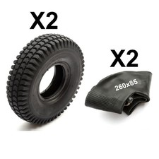 2x Tyre & Inner Tube 260x85