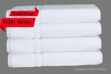 4X White Hotel Quality 100% Pure Cotton Egyptian Big Towel Bath Towels 600 gsm