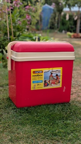 Vintage curver cooler ice box - vintage,