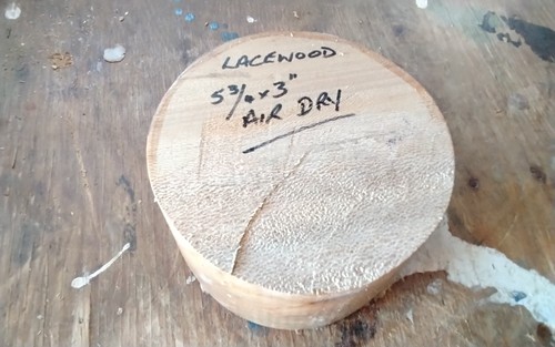 Lacewood bowl blank wood - bowl,
