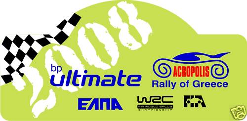 Greece rally badge race - badge,