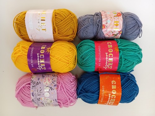 Crochet society mixed yarn new - mixed,