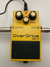 Boss OD-3 Overdrive Guitar Effect Pedal from JAPAN Tested Working USED