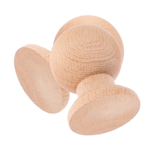 Pcs finials wooden hardwood - 2,