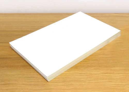 Full white matte sticker - full,