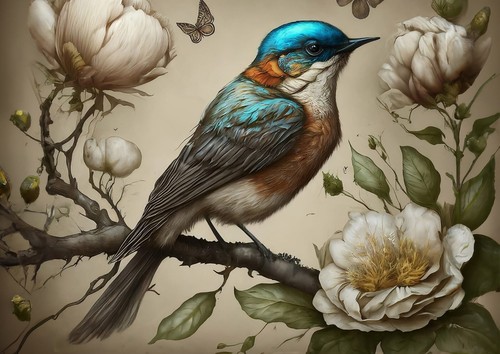 Sweet bird blue mint - |,