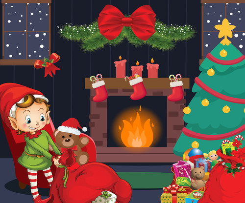 Christmas santas grotto - christmas,