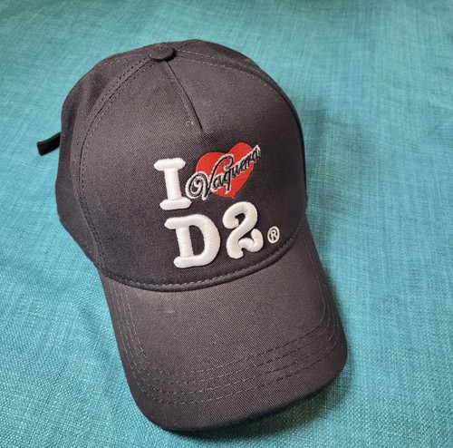 Dsquared2 black baseball cap - dsquared2,