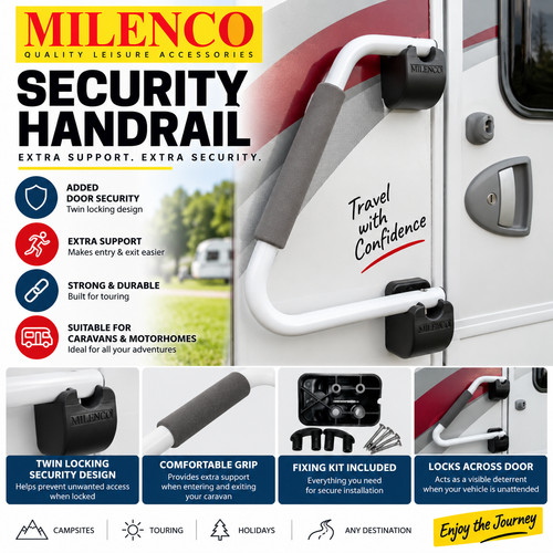 Milenco security handrail - milenco,