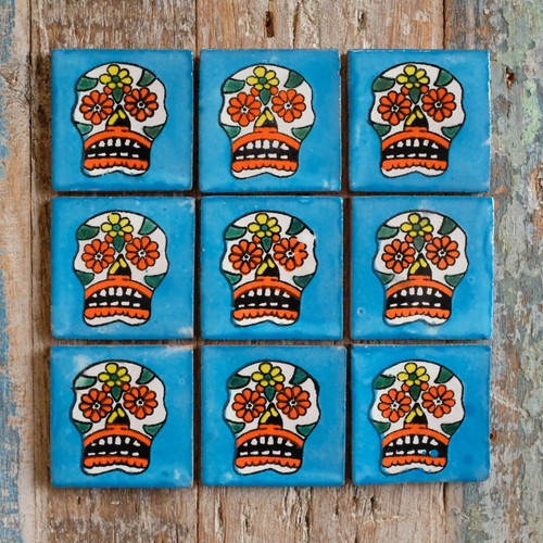 Ceramic mexican tiles - 9,