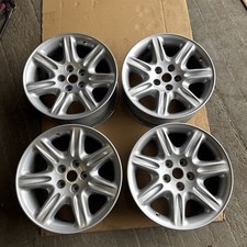 4 X SET JAGUAR FLUTE XJ8 XK8 XJR STAGGERED ALLOY WHEELS 18” INCH 8J Et33 9J Et35