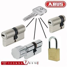 ABUS EC550 Profile Cylinder Knob Cylinder Lock Locking System Code 5 Keys