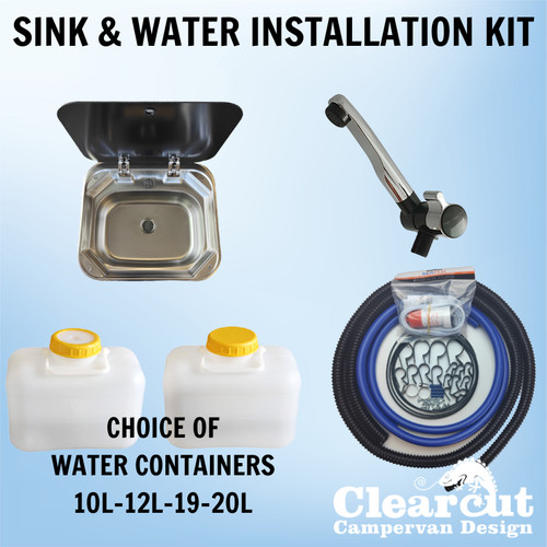 Campervan sink with - sink, 12v