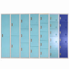 Work Locker 1,2,3,4,5,6Door Metal Lockable School Office Gym Staff Changing Room