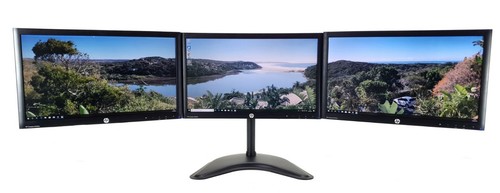 Triple screen monitor setup - monitor,