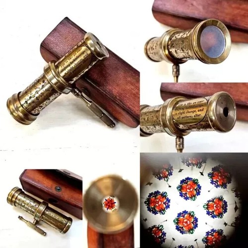 Brass kaleidoscope antique - kaleidoscope,
