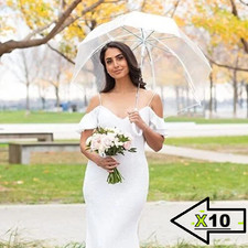 10 x Set Rain Umbrellas Dome