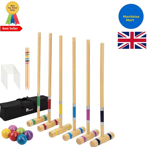 Colorful croquet set for - colorful,