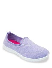 Ladies slip on shoe, lilac, UK