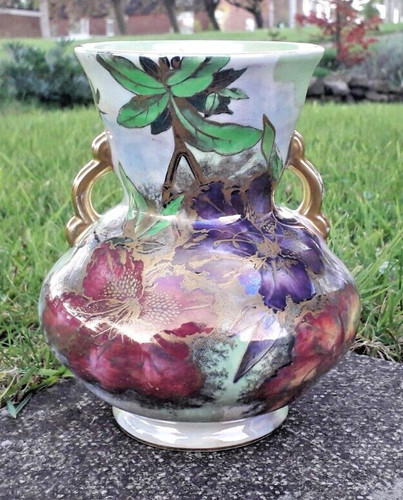Maling pottery azalea twin - pottery,