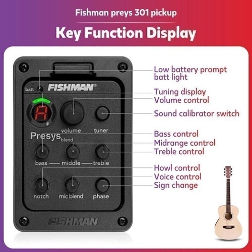 Fishman band 301 tuner - 4,