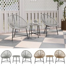 Garden bistro set rattan - set,,