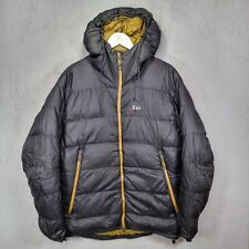 RAB Neutrino Plus Puffer Jacket Mens Medium Black Down Filled Hooded Coat