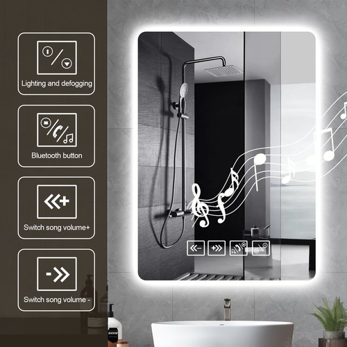 Bluetooth bathroom mirror with - bluetooth,