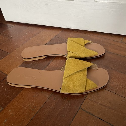 Asos woman suede yellow uk - asos,