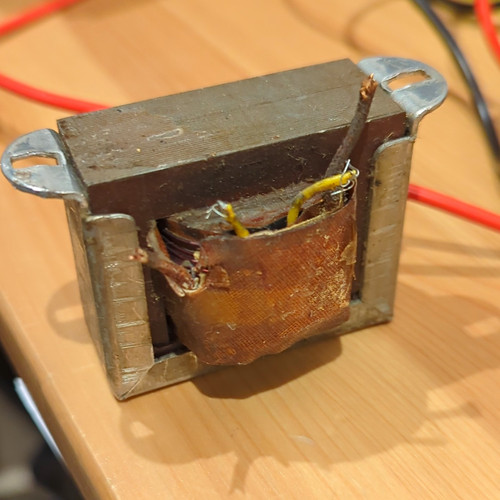 Vintage valve radio speaker