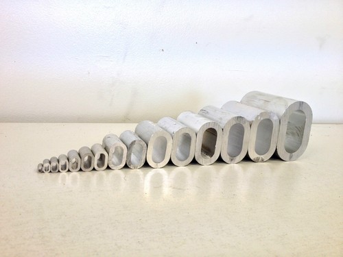 Aluminium wire rope ferrules - aluminium,