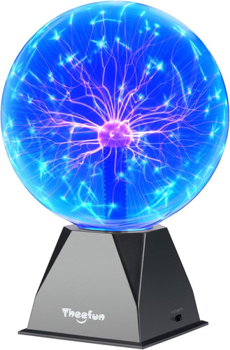 Blue plasma ball inch huge - ball:, 8