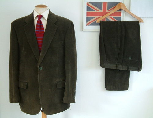 Vintage corduroy suit - suit, by